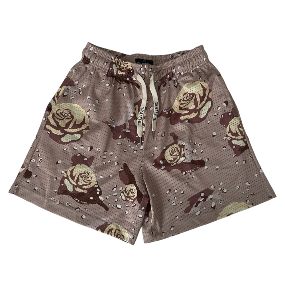 Grateful • Camo Floral Men's Shorts
